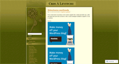 Desktop Screenshot of cristianaalexandralevitchi.wordpress.com