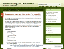 Tablet Screenshot of domesticatingtheundomestic.wordpress.com