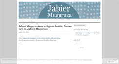 Desktop Screenshot of jabiermuguruza.wordpress.com