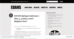 Desktop Screenshot of edansnstu.wordpress.com