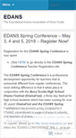 Mobile Screenshot of edansnstu.wordpress.com