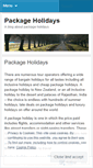Mobile Screenshot of packageholidaysblog.wordpress.com