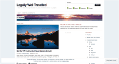 Desktop Screenshot of legallywelltravelled.wordpress.com