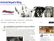 Tablet Screenshot of animalnepal.wordpress.com