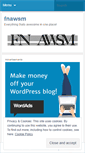 Mobile Screenshot of fnawsm.wordpress.com