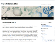 Tablet Screenshot of myskiclub.wordpress.com