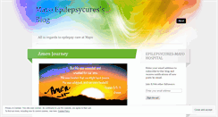 Desktop Screenshot of epilepsycures.wordpress.com