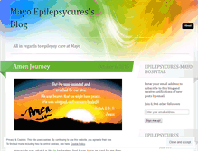 Tablet Screenshot of epilepsycures.wordpress.com