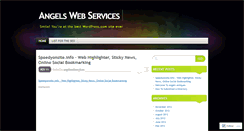 Desktop Screenshot of angelswebservices.wordpress.com