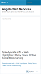 Mobile Screenshot of angelswebservices.wordpress.com