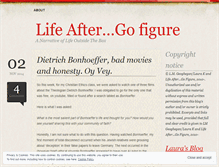 Tablet Screenshot of lifeaftergofigure.wordpress.com