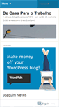 Mobile Screenshot of decasaparaotrabalho.wordpress.com