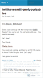 Mobile Screenshot of iwillhaveamillionofyourbabies.wordpress.com