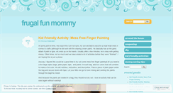 Desktop Screenshot of frugalfunmommy.wordpress.com