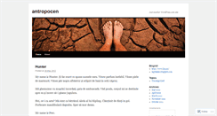 Desktop Screenshot of antropocen.wordpress.com