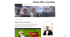 Desktop Screenshot of dancelikeamonkey.wordpress.com