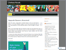 Tablet Screenshot of chelseanovak.wordpress.com