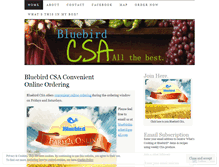 Tablet Screenshot of bluebirdcsa.wordpress.com