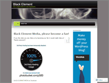 Tablet Screenshot of blackelement.wordpress.com