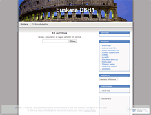 Tablet Screenshot of euskara1.wordpress.com