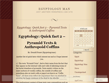 Tablet Screenshot of egyptologyman.wordpress.com