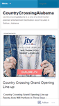 Mobile Screenshot of countrycrossingalabama.wordpress.com