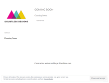 Tablet Screenshot of doubtlessdesigns.wordpress.com