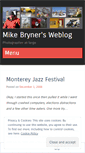 Mobile Screenshot of mbryner.wordpress.com
