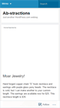 Mobile Screenshot of abstractions.wordpress.com