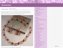 Tablet Screenshot of abstractions.wordpress.com