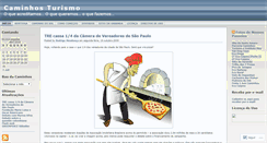 Desktop Screenshot of caminhosturismo.wordpress.com