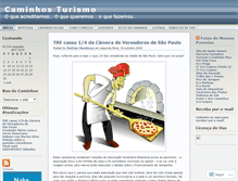 Tablet Screenshot of caminhosturismo.wordpress.com
