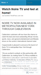 Mobile Screenshot of noiretv.wordpress.com