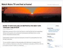 Tablet Screenshot of noiretv.wordpress.com