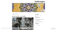 Desktop Screenshot of habloingles.wordpress.com