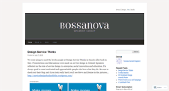 Desktop Screenshot of bossanovacreativeagency.wordpress.com