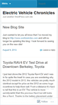 Mobile Screenshot of evchronicles.wordpress.com