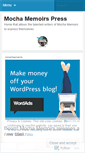 Mobile Screenshot of mochamemoirspress.wordpress.com