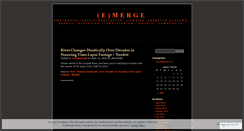 Desktop Screenshot of emerger.wordpress.com