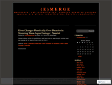 Tablet Screenshot of emerger.wordpress.com