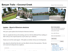 Tablet Screenshot of banyantrails.wordpress.com