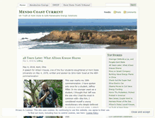 Tablet Screenshot of mendocoastcurrent.wordpress.com