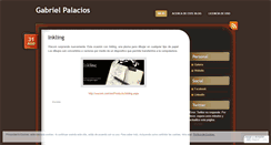 Desktop Screenshot of gabrielpalacios.wordpress.com