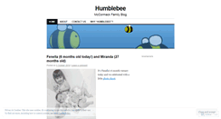 Desktop Screenshot of humblebeedotinfo.wordpress.com