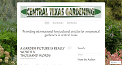 Desktop Screenshot of centraltexasgardening.wordpress.com