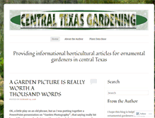 Tablet Screenshot of centraltexasgardening.wordpress.com