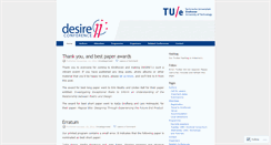 Desktop Screenshot of desireconference.wordpress.com