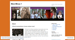 Desktop Screenshot of momminus1.wordpress.com