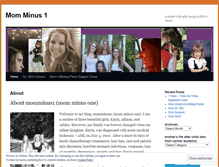 Tablet Screenshot of momminus1.wordpress.com