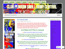 Tablet Screenshot of cpsmallarmycentral.wordpress.com